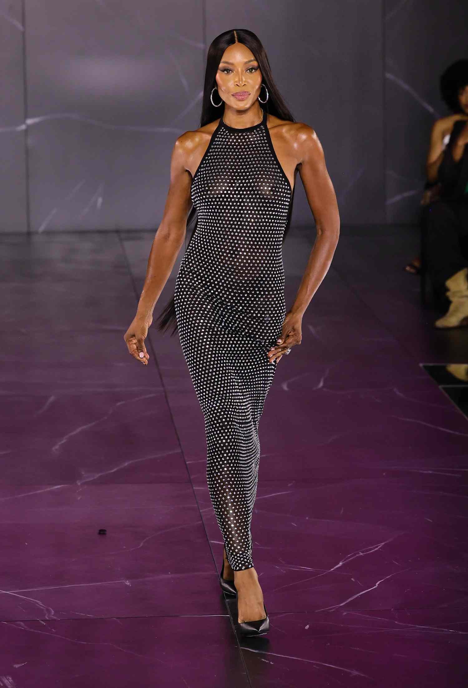 Naomi Campbell during PrettyLittleThing x Naomi Joseph Campbell - Runway