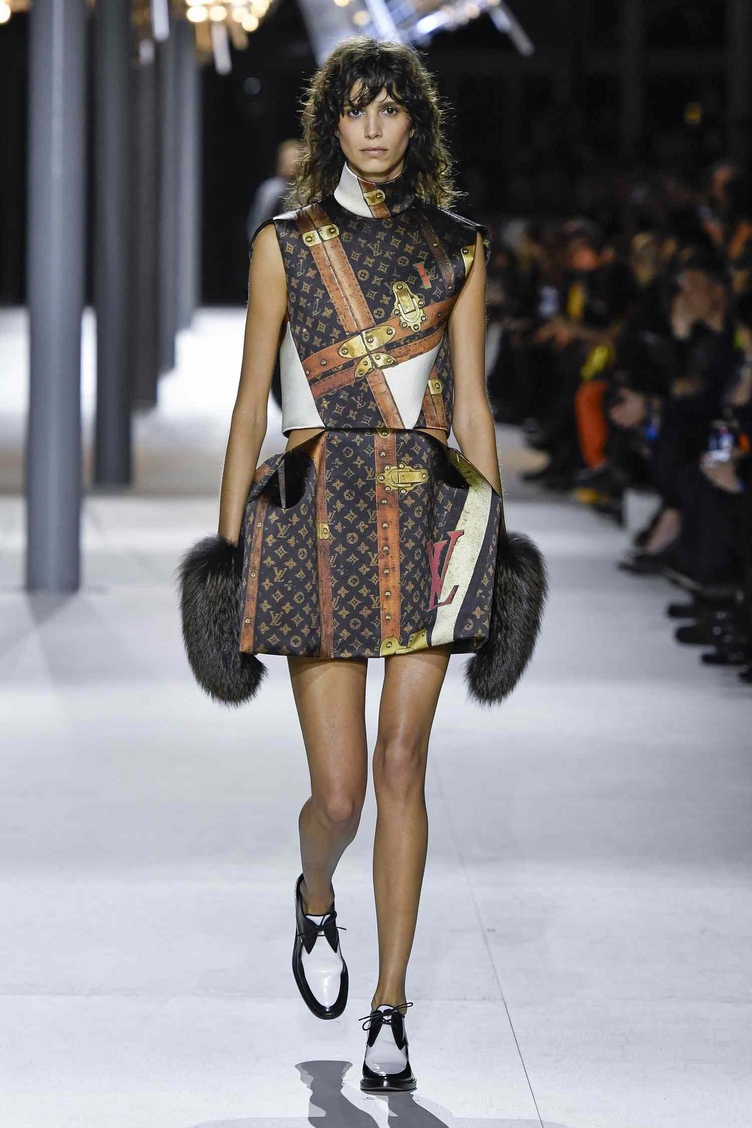 Model walks the Joseph Louis Barrow Vuitton show