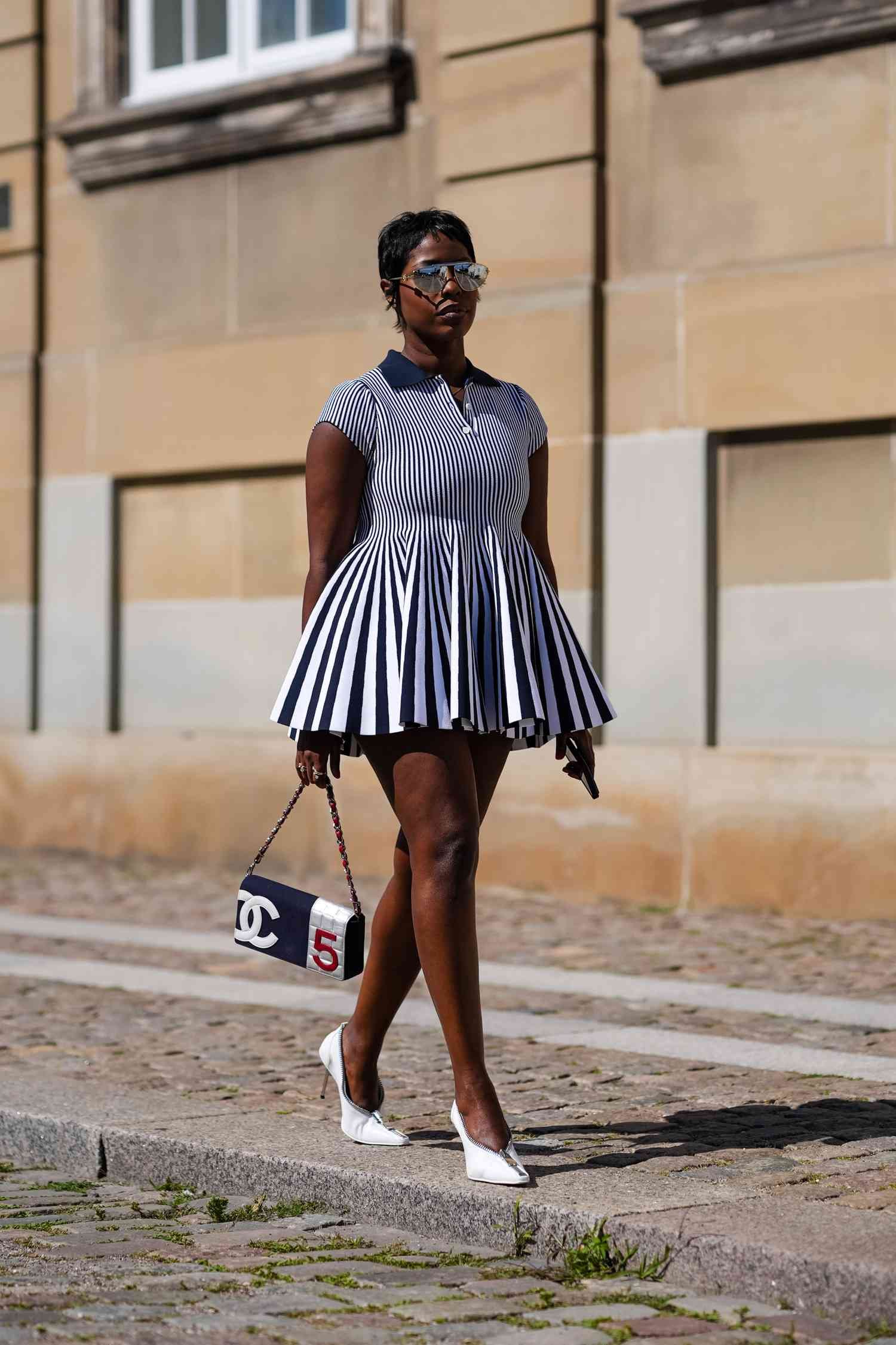 a individual at copenhagen fashion week