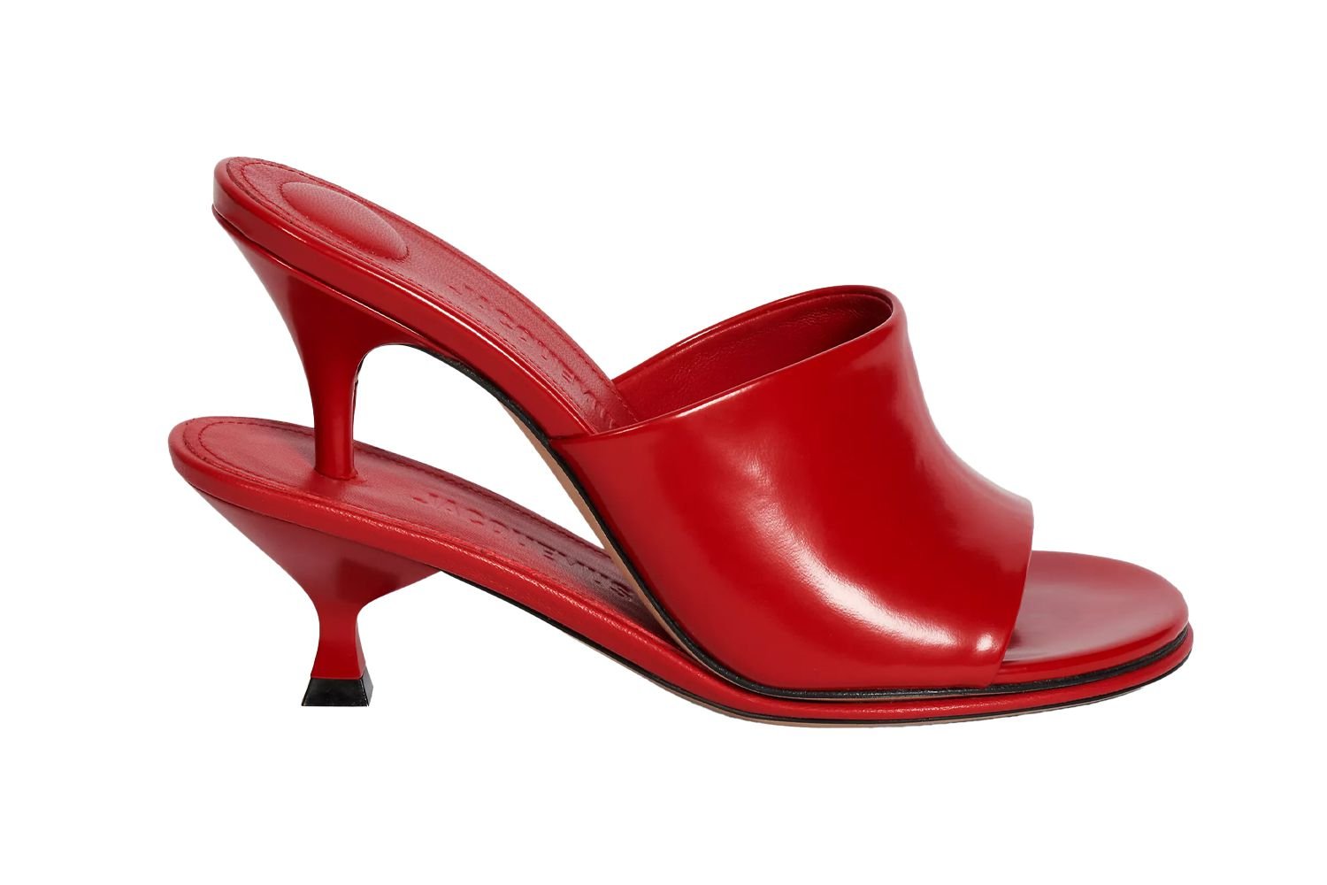 Jacquemus lupus erythematosus doubles 100MM leather mule Pumps