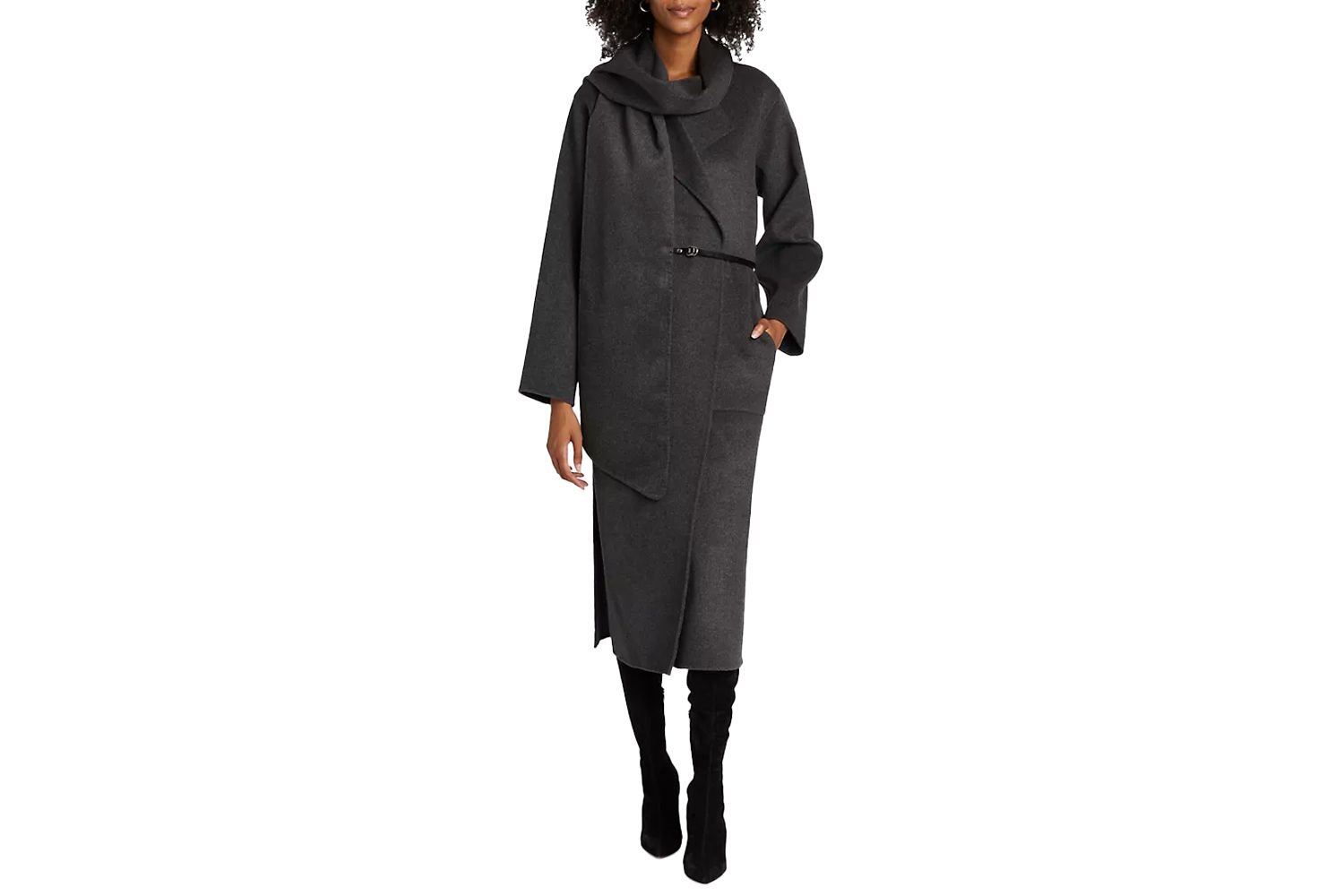 Mercer Collective Victoria shawl Collar Maxi Wool Coat