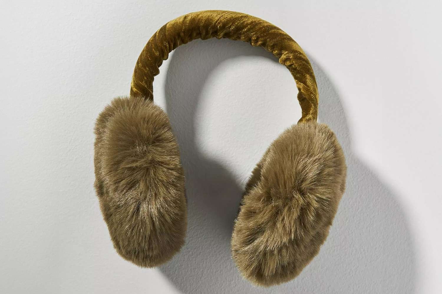 Anthropologie Velvet fuzzed Earmuffs