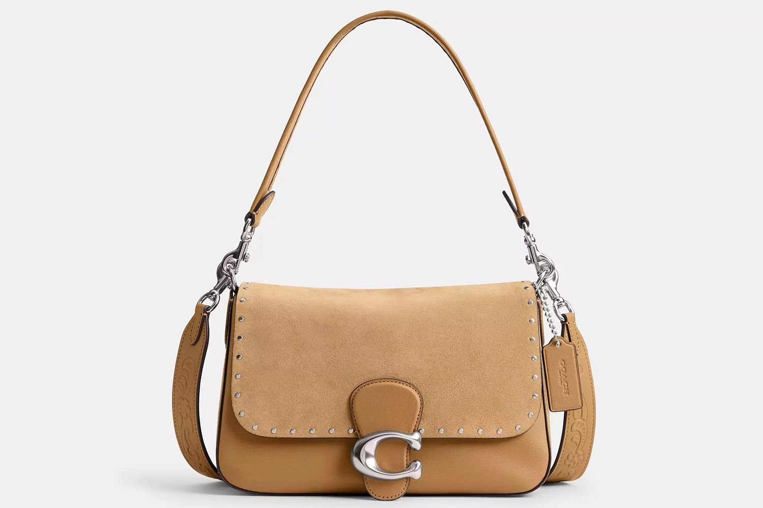 Coach soft tabby cat shoulder Bag