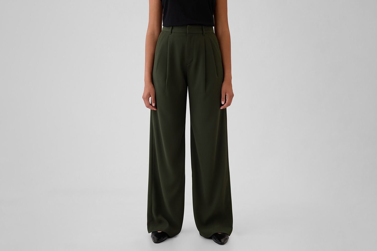 365 high rise Pleated Trousers