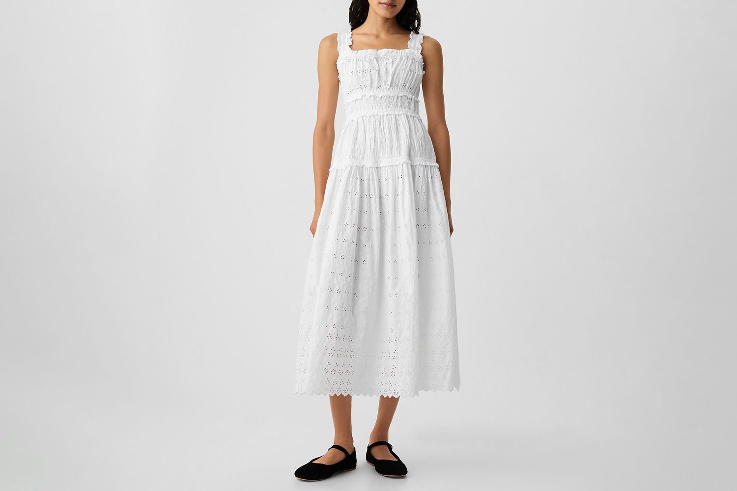 Gap X DoEN Eyelet Midi Dress