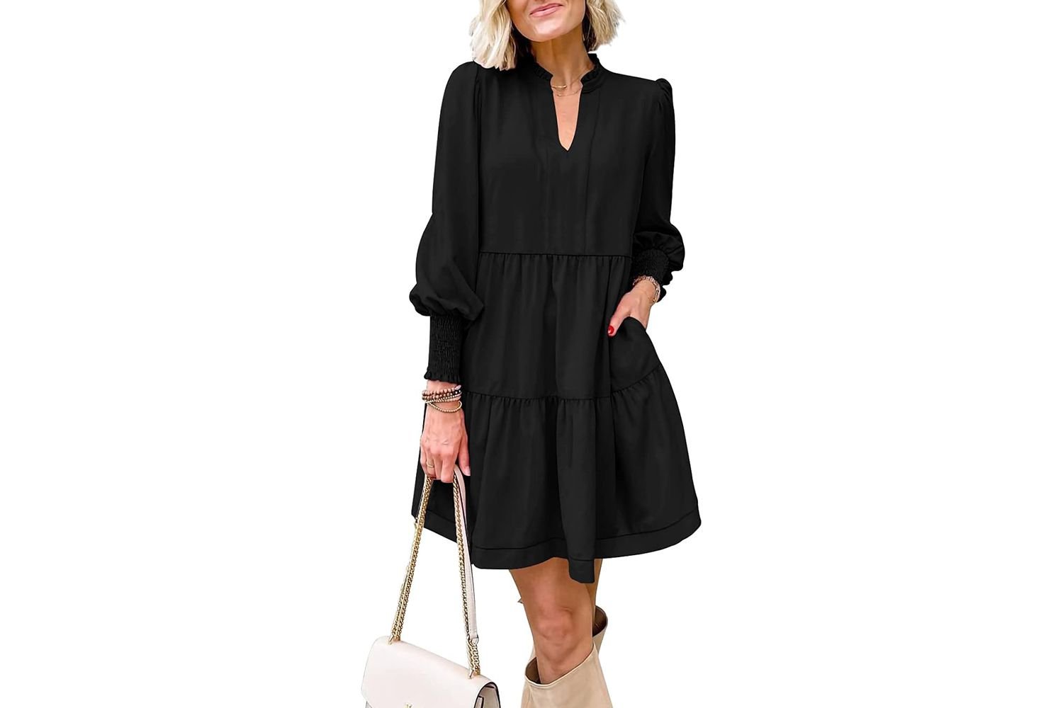 Imily Bela Long Sleeve Tunic Dress