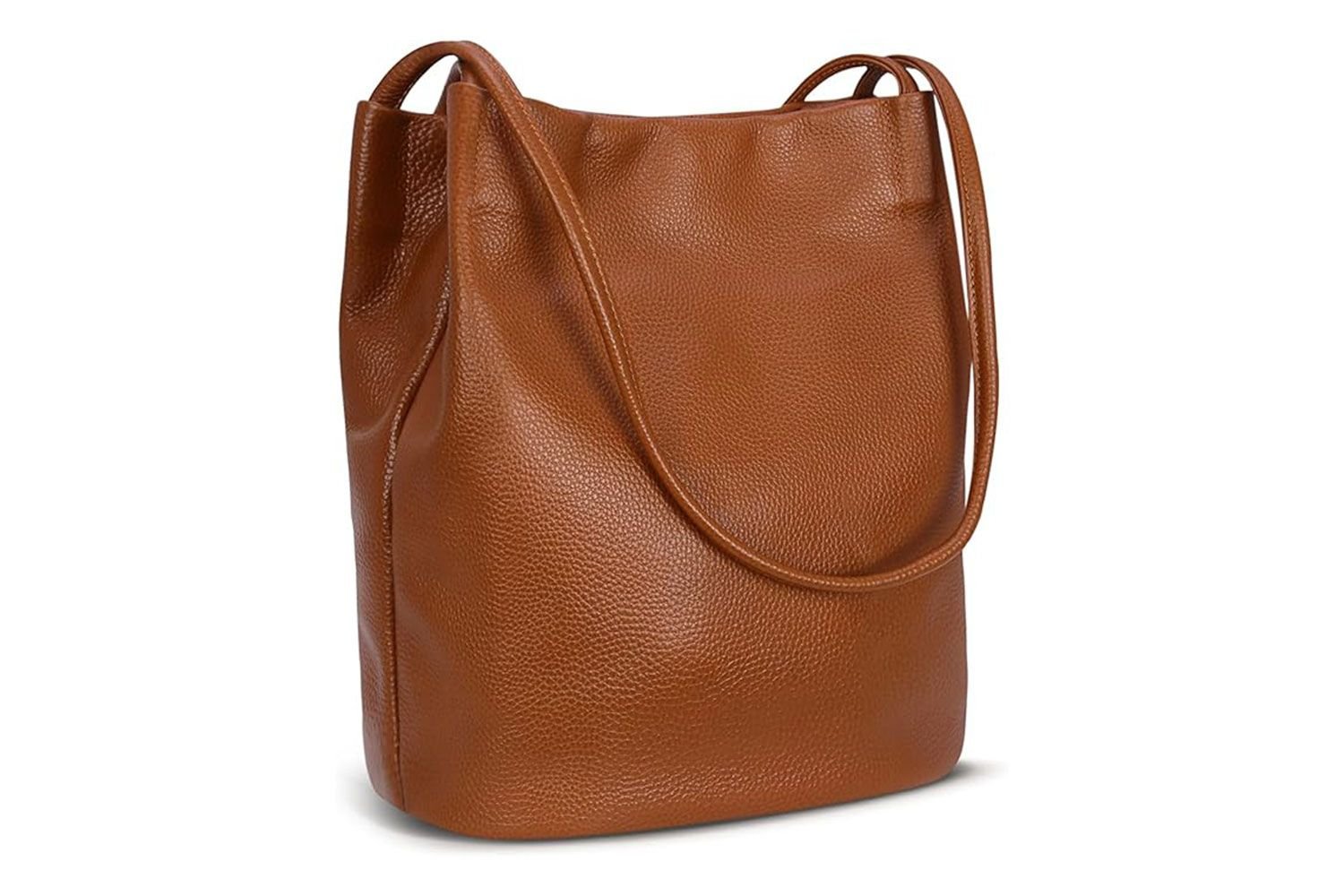 Iswee Genuine Leather carryall Bucket Bags