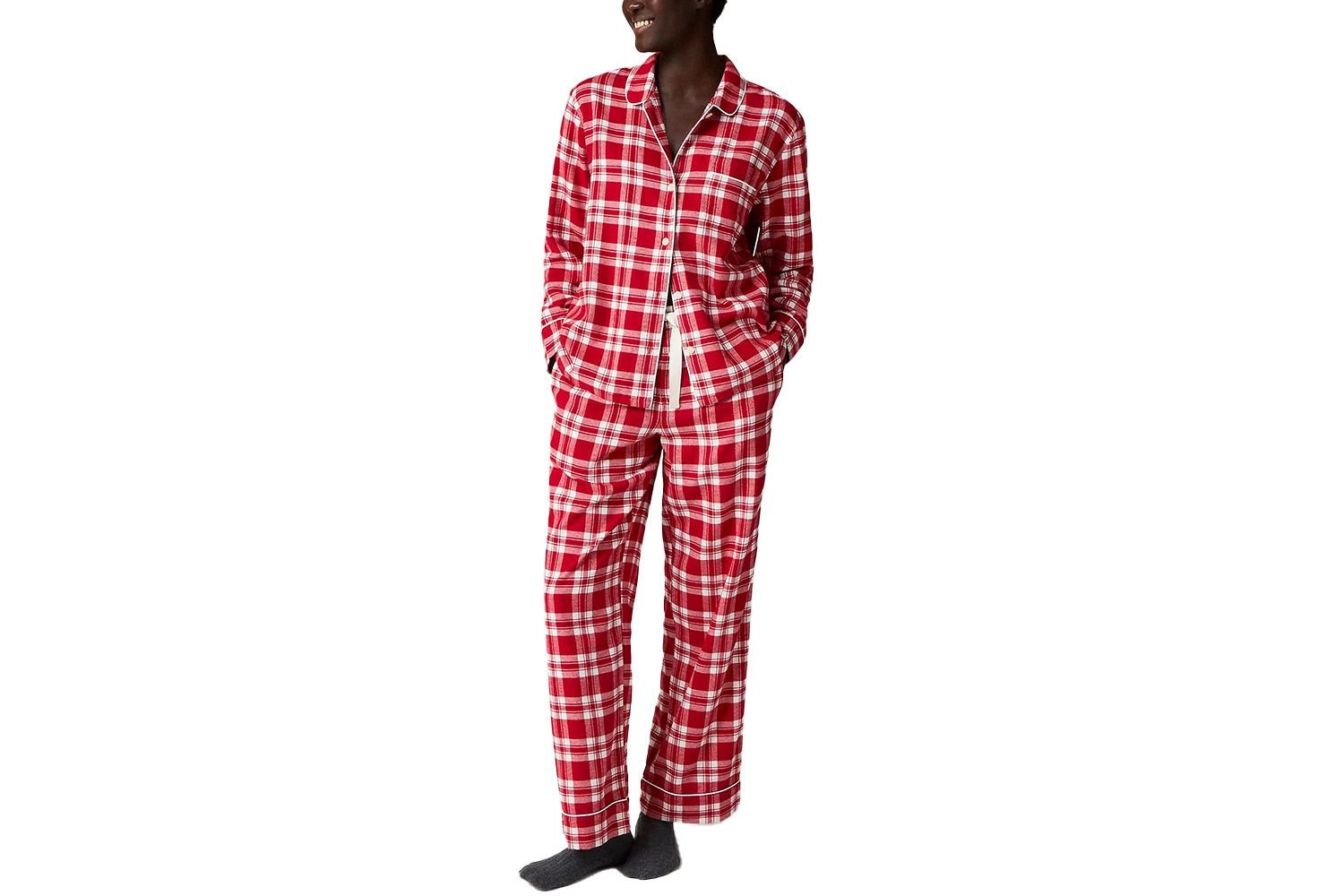 J.Crew cotton fiber flannel pyjama pant set