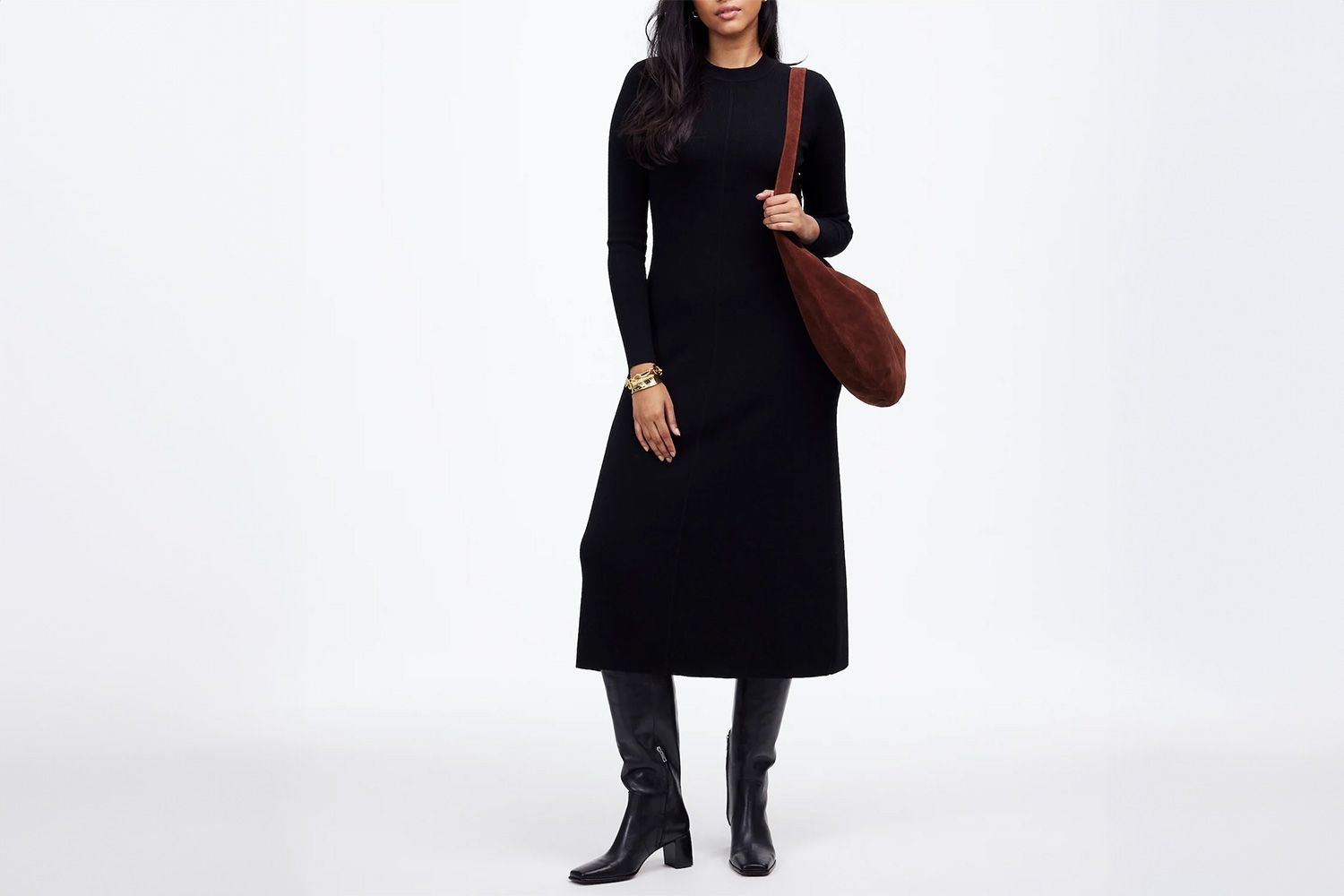 Merino Wool sweater Maxi Dress