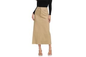 Amazon missy MOLY Women's Maxi Long Denim Skirt