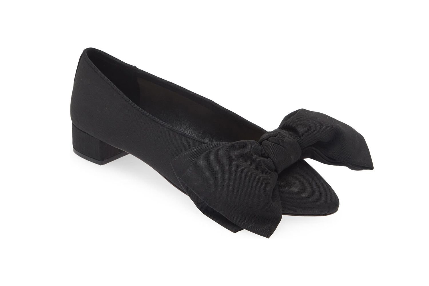 Noa bowknot show toe block Heel Pump