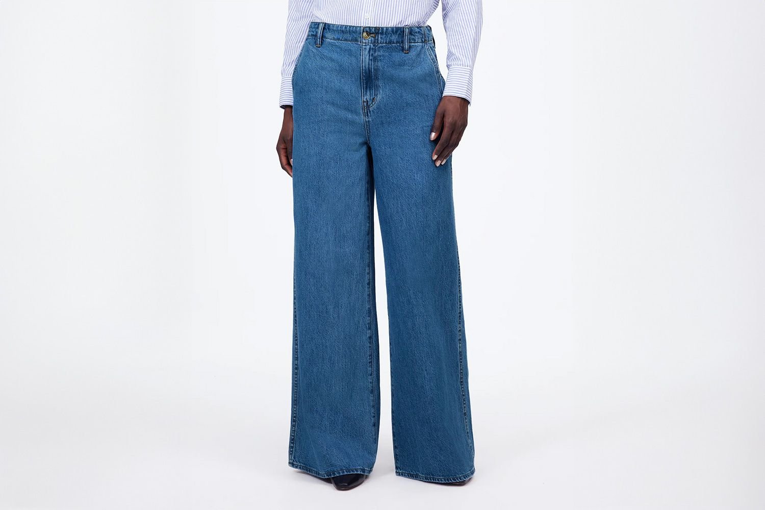 Wide Sweep jean Trousers